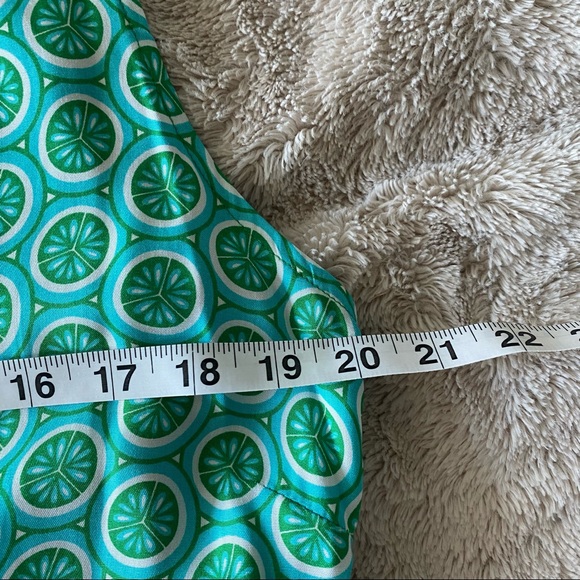 ESCAPADA | Emerald & White Cucumber Dress - Large (NWT) - Picture 6 of 10